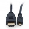 MicroHDMI - HDMI cable 3m - zdjęcie 1