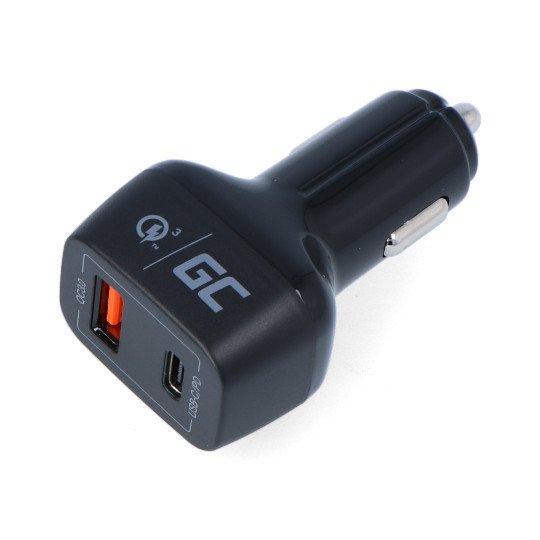 USB 3.0 USB C Green Cell car charger/car adapter