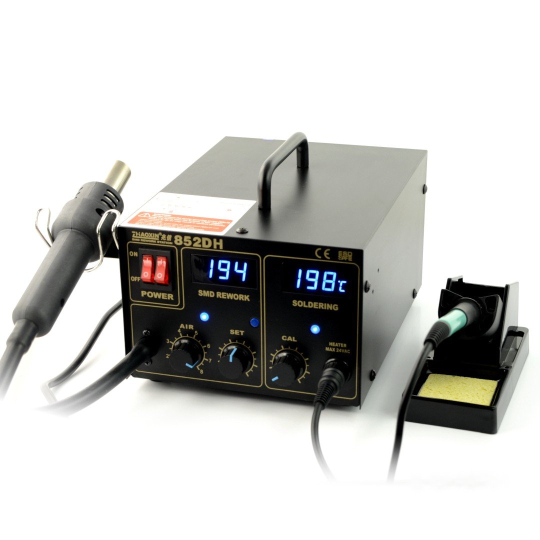 Hotair and soldering station Zhaoxin 852DH - 75W
