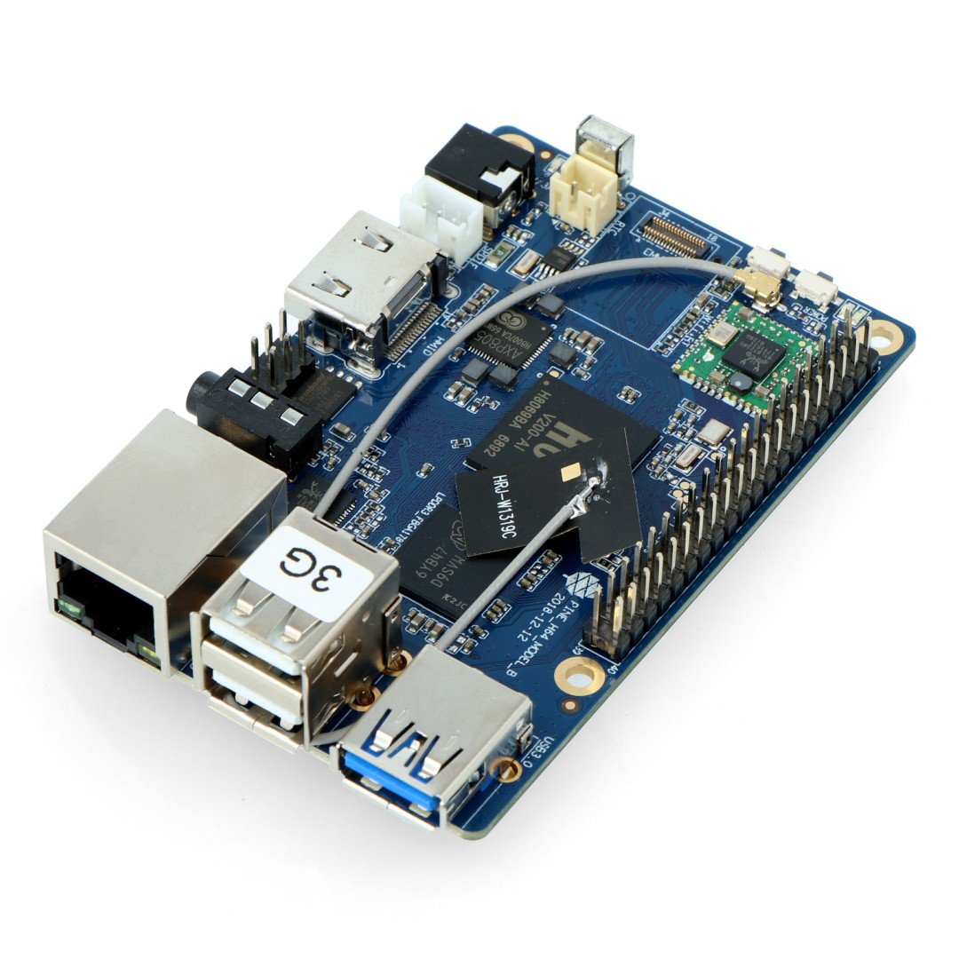 Pine H64 Model B WiFi Bluetooth- Allwinner H6 Cortex A53 Quad-Core + 3GB RAM