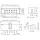 Wtyk IDC 10pin prosty - 5 szt. Wtyk IDC 10pin prosty - 5 szt.