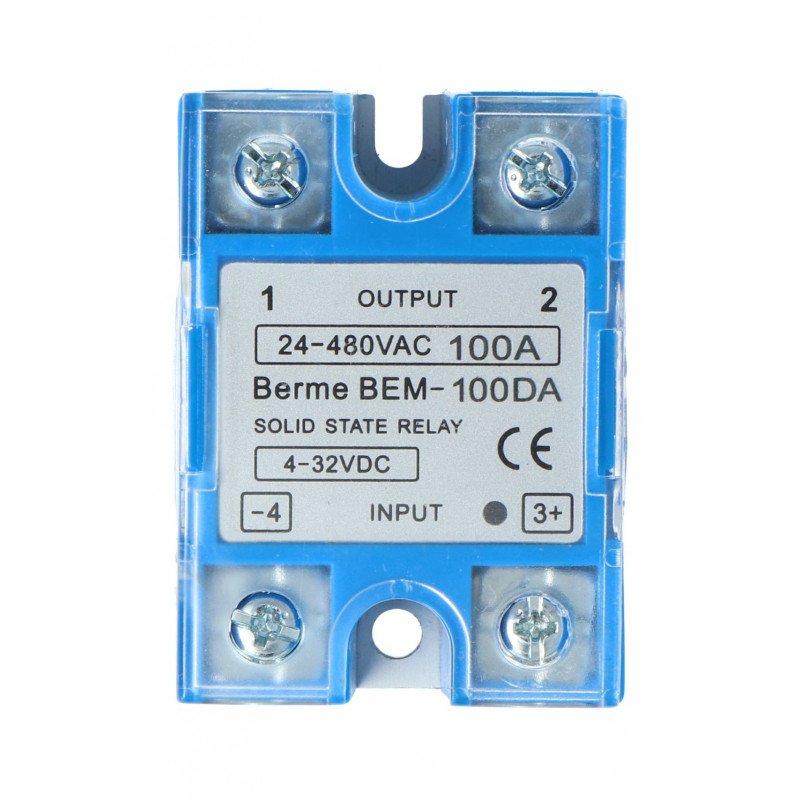 Solid state relay SSR BERME BEM-100DA  480VAC / 32VDC