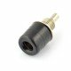 Banana socket - black - 4mm Banana socket - black - 4mm