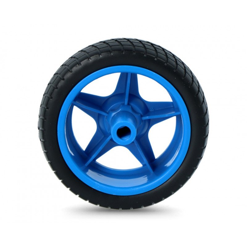 Wheel with tyre 65x26mm - blue