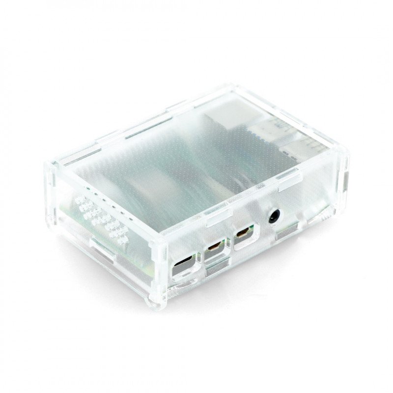 Raspberry Pi Case Model 4B - Transparent Matt