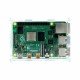 Raspberry Pi Model 4B with camera mount - transparent Raspberry Pi Model 4B with camera mount - transparent