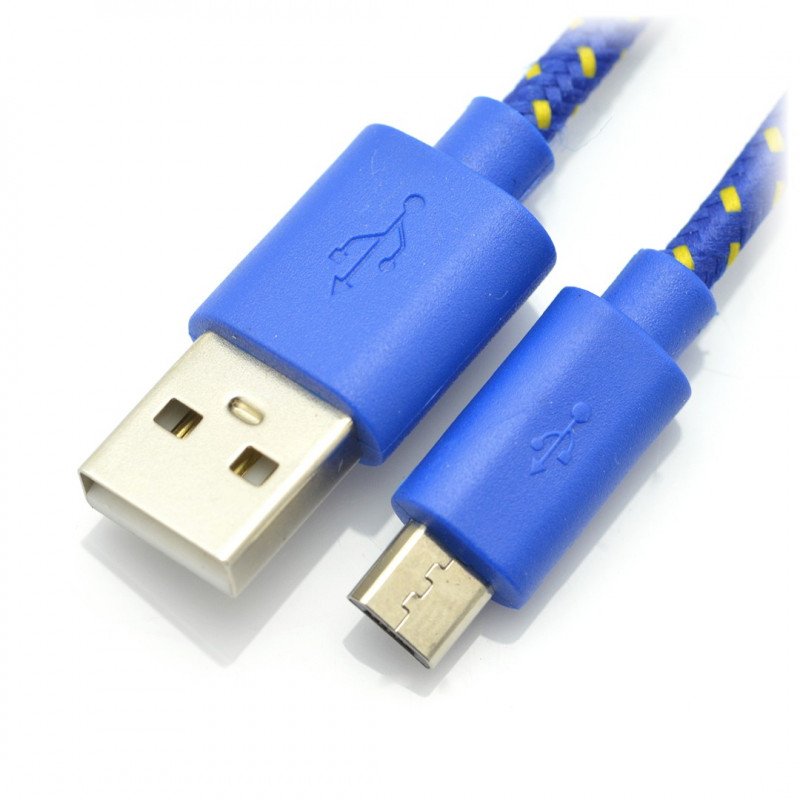 Esperanza USB-microUSB 2.0 EB17UG - braided 1m