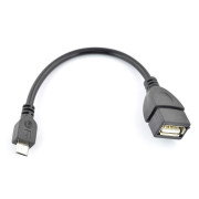 Adapter z przewodem OTG microUSB-USB