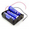 Basket for 3 AA (R6) type batteries Basket for 3 AA (R6) type batteries - zdjęcie 2