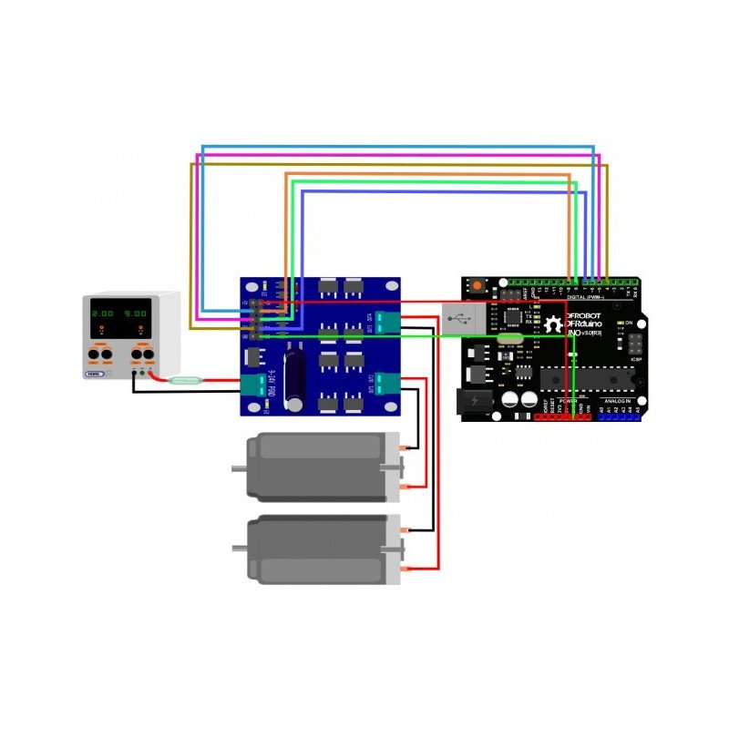 DFRobot - DC 24V/7A dual channel motor controller