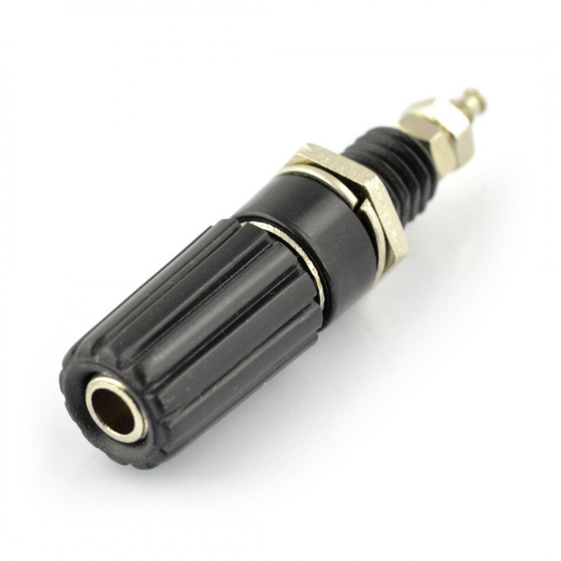 AL2418 socket - black - 4mm