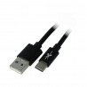 USB 2.0 eXtreme USB 2.0 Type-C silicone cable black - 1.5m - zdjęcie 1