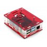 Raspberry Pi Case Model 4B - red - LT-4B16 - zdjęcie 2