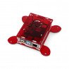 Raspberry Pi model 4B Vesa monitor-mounted enclosure - red - LT-4B17 - zdjęcie 1