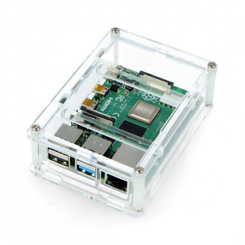 Raspberry Pi Model 4B - transparent - LT-4B18