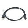 Lanberg USB cable Type A - C 2.0 black QC 3.0 - 1m - zdjęcie 2