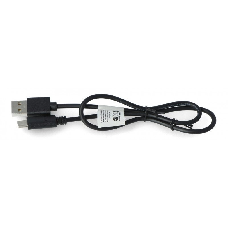 Lanberg USB cable Type A - C 2.0 black - 0.5m