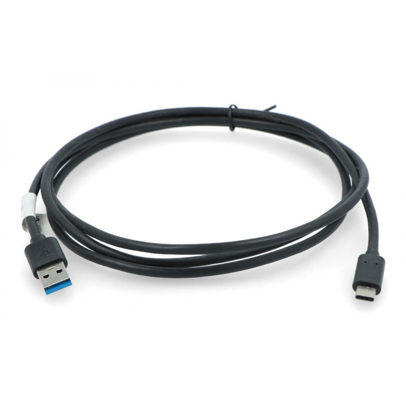 Lanberg USB cable Type A - C 3.1 black - 1.8m