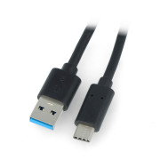 Lanberg USB cable Type A - C 3.1 black - 1.8m