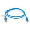 Lanberg USB cable Type A - C 2.0 premium blue QC 3.0 - 1m - zdjęcie 2