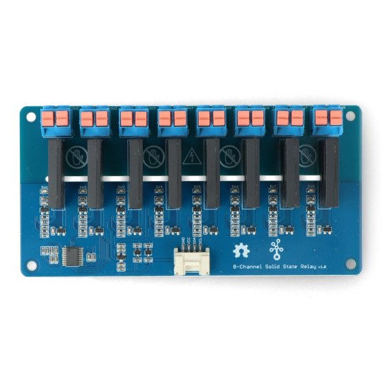 Grove 8channels solid state relay module I2C Botland Robotic Shop