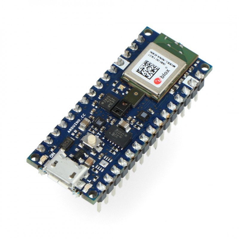 Arduino Nano 33 BLE Sense with connectors