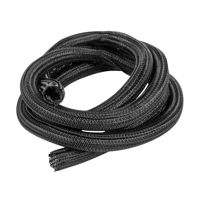Self-closing braiding for Lanberg 19mm black polyester 2m