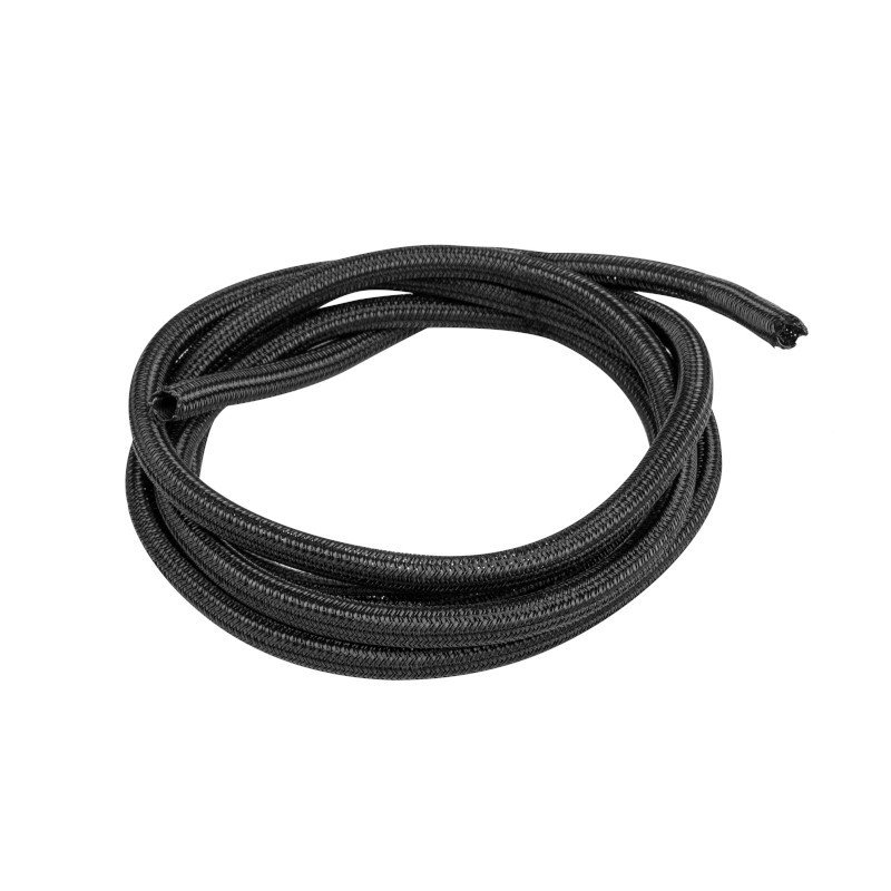 Self-closing braid for Landberg cables 6mm black polyester 2m