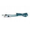 Cable TRACER USB A - USB C 2.0 black and blue braid - 1m - zdjęcie 3