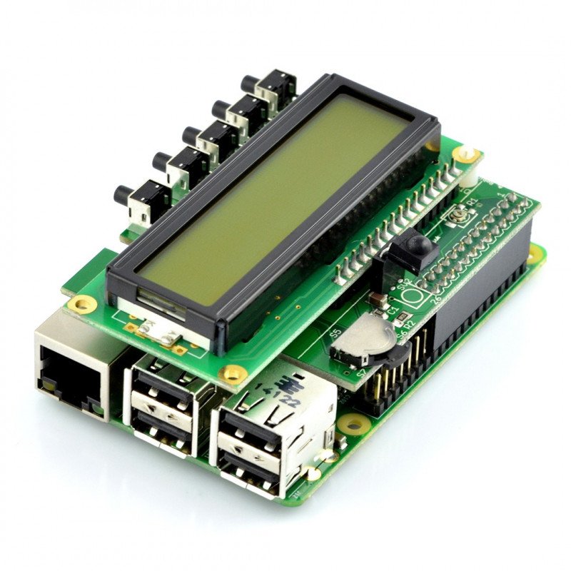PiFace Control & Display 2 - extension to Raspberry Pi B+