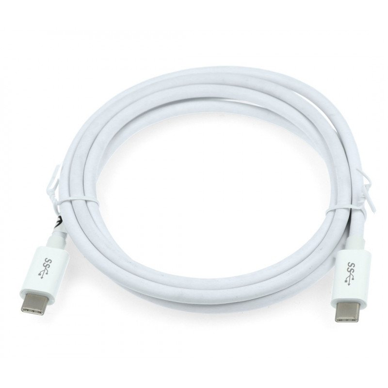 Cable TRACER USB C - USB C 3.1 white - 1.5m