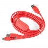 USB cable Cerberus 3in1 1,8m - SparkFun CAB-12016 - zdjęcie 1
