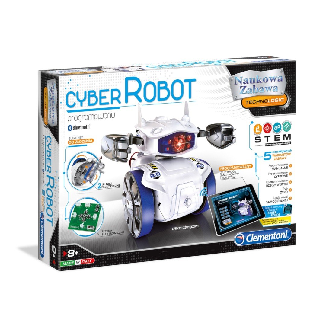 Do-it-yourself robot kit - Cyber Robot - Clementoni 60596