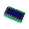 LCD display 4x20 characters blue + I2C converter for Odroid H2 - zdjęcie 1