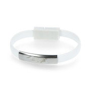 Adapter with cable USB cable tie Type C - USB A white - 0.23m