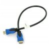 HDMI 2.0 Lanberg 4K - 0.5 m cable - zdjęcie 3