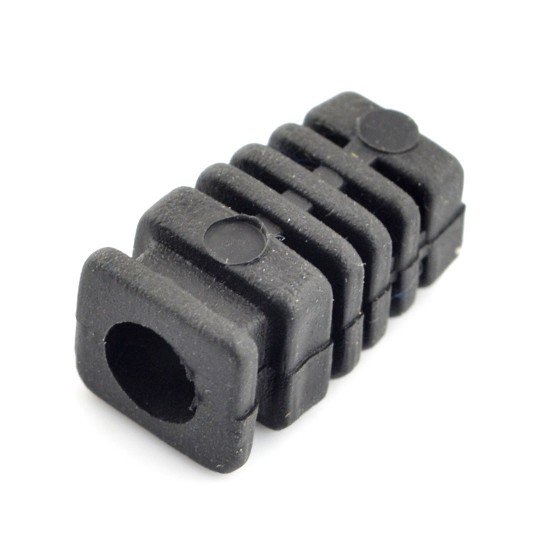Bend for cable black fi 7mm