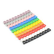 Set of 100 numerical markers for 4mm cable