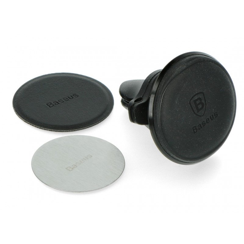 Magnetic car mount for phone - Baseus SUGX-A01 - black