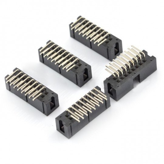 50pcs 2.54mm Pitch 2X5 10Pin Female Double Row Straight Header PCB Connector 287 