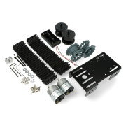 DFRobot Black Gladiator - tracked robot chassis with drive