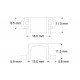 Fixtures for Polol micro motors - black - 2pcs. Fixtures for Polol micro motors - black - 2pcs.