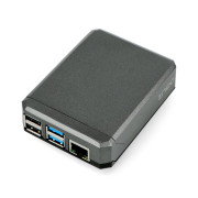 Case for Raspberry Pi 4B aluminium - Argon Neo - grey