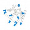 Led 3mm blue - 10pcs. Led 3mm blue - 10pcs. - zdjęcie 1