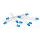 Led 3mm blue - 10pcs. Led 3mm blue - 10pcs.