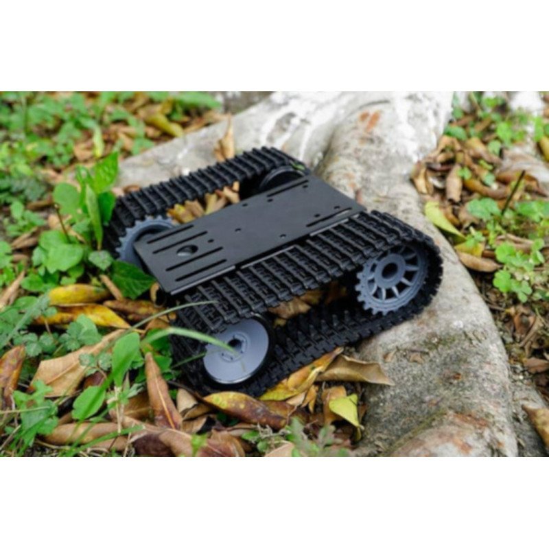 DFRobot Black Gladiator - tracked robot chassis with drive