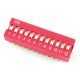 Switch DIP switch 12-point - red Switch DIP switch 12-point - red
