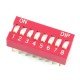 DIP switch switch 8-dot - red DIP switch switch 8-dot - red
