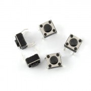 Tact Switch 6x6mm / 4.3 mm THT - 5pcs