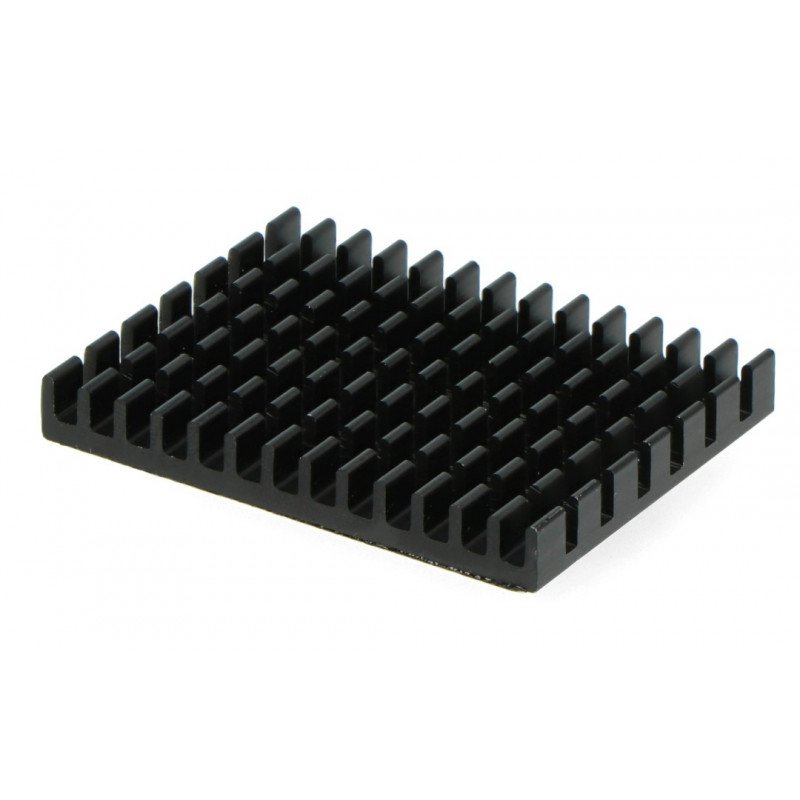 Heat sink 40x30x5mm for Raspberry Pi 4 with thermal conductive tape - black